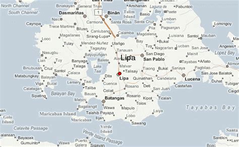lipa city map